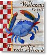 Chesapeake Crab Metal Print