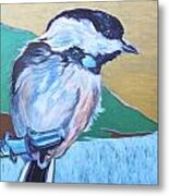 Chicadee Metal Print