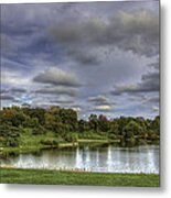 Chicago Botanic Garden - Japanese Garden H D R Metal Print