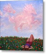 Childhood Day Dreams Metal Print