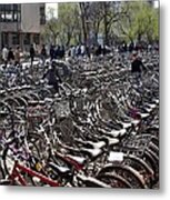 China Bicycle Parking Metal Print