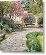 China Courtyard Metal Print