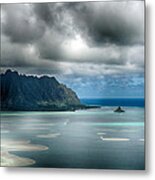 Chinaman's Hat From Puu Maelieli Metal Print