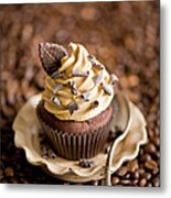 Chocolate Cupcake Metal Print