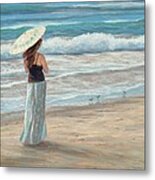 Christina With Parasol Metal Print