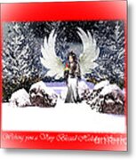 Christmas Angel Metal Print