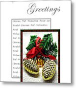 Christmas Decoration 2 Metal Print