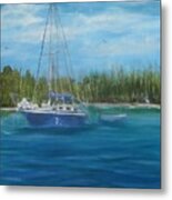 Christmas Tree Island Metal Print