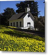 Church In The Clover Metal Print