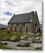 Church Of The Good Shepherd Lake Tekapo New Zealand Metal Print