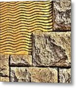 Church Wall Textures Metal Print