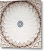 Cieling Detail, Humayuns Tomb Metal Print