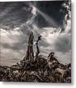 Cirrus Clouds At Sunset Metal Print