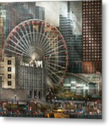 City - Chicago Il - Pier Pressure Metal Print