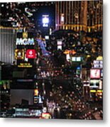 City Of Entertainment Metal Print