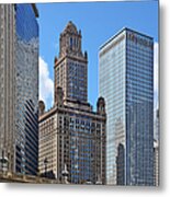 Classic Chicago -  The Jewelers Building Metal Print