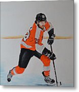 Claude Giroux Philadelphia Flyer Metal Print