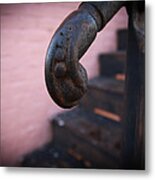 Claw And Ball Handrail Metal Print