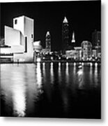 Cleveland At Night Metal Print