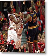 Cleveland Cavaliers V Chicago Bulls - Metal Print