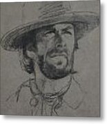 Clint Eastwood Metal Print