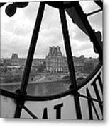 Clock At Musee D'orsay Metal Print