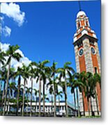 Clock Tower In Kowloon , Hong Kong Metal Print