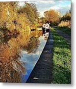 Close To The Anderton Boat Lift On The Metal Print