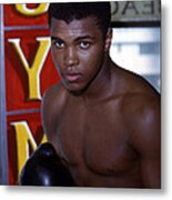 Close Up Of Muhammad Ali Metal Print
