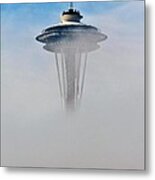 Cloud City Needle Metal Print