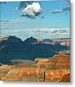 Clouds Above Grand Canyon, Mather Point Metal Print