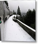 Coast Starlight In The Mountains Metal Print