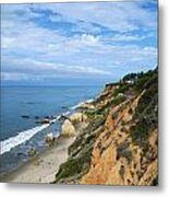 Coastline At Malibu California 2 Metal Print