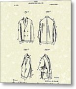 Coat 1903 Patent Art Metal Print