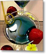 Cocktail By The Spa Metal Print