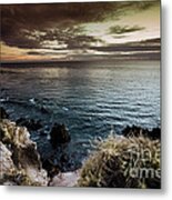 Cold Evening On The Ocean Metal Print
