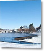 Cold Water In Almonte Ontario Metal Print