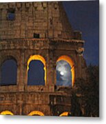 Coliseum Window View Metal Print