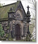 Collins Mausoleum Chestnut Grove Cemetery Metal Print