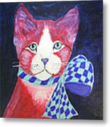 Color Cat 10 Metal Print