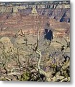 Color Of The Grand Canyon South Rim V2 Metal Print