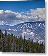 Colorado Ski Slopes Metal Print