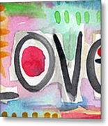 Colorful Love- Painting Metal Print