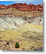 Colorful Salt Valley Sand Metal Print