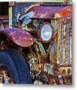 Colorful Vintage Car Metal Print