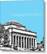 Columbia University - Sky Blue Metal Print