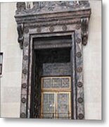 Columbus City Hall Doorway Metal Print