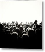 Concert Crowd Metal Print