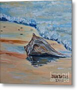 Conched Out Metal Print