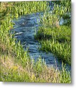 Cool Blue Water Metal Print